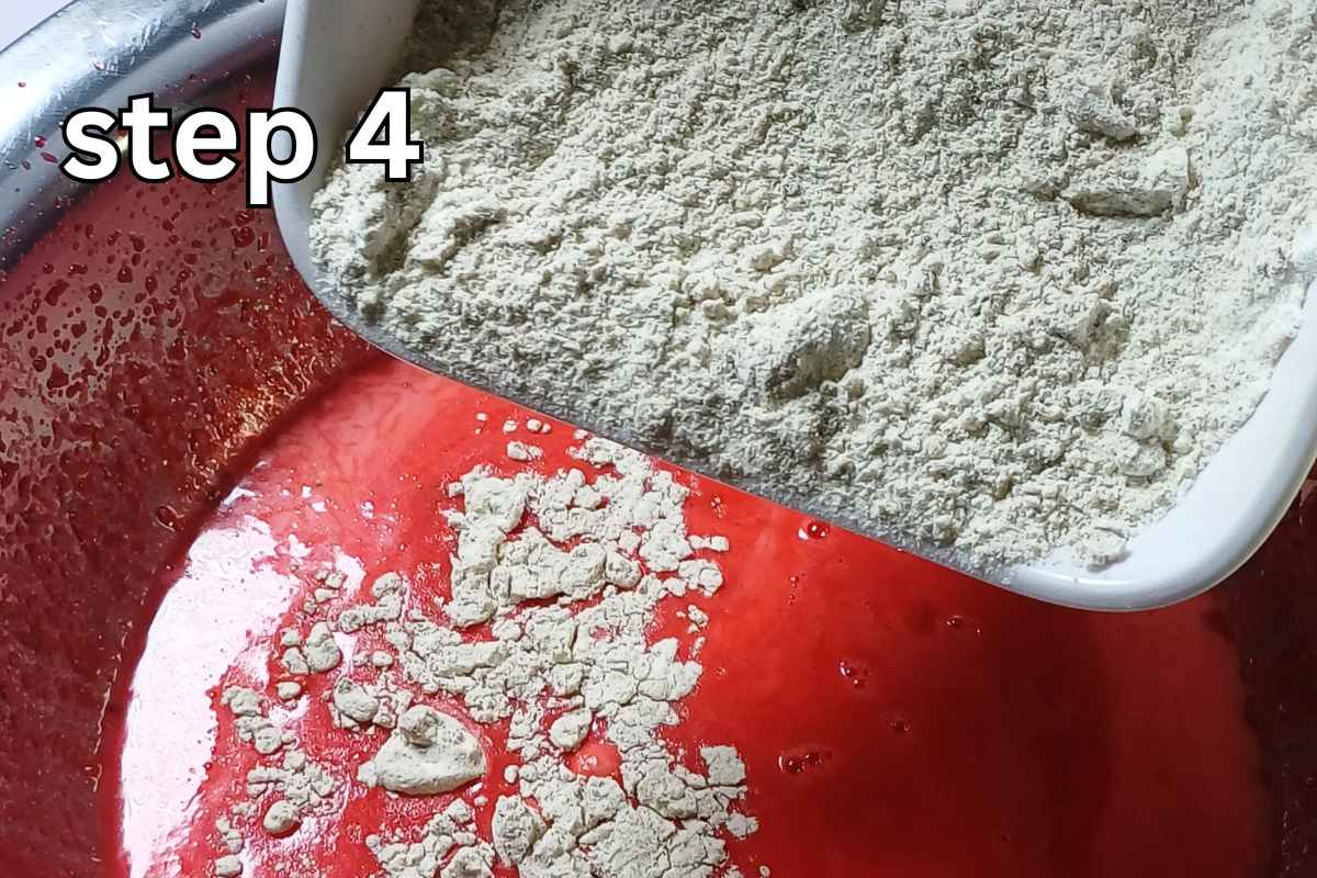 mixing-flour-into-batter